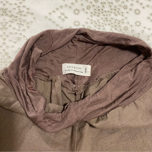 Love Tree pull on linen blend pants size S - Picture 2 of 9